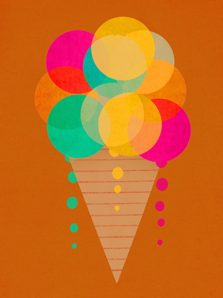 Neon Ice Cream