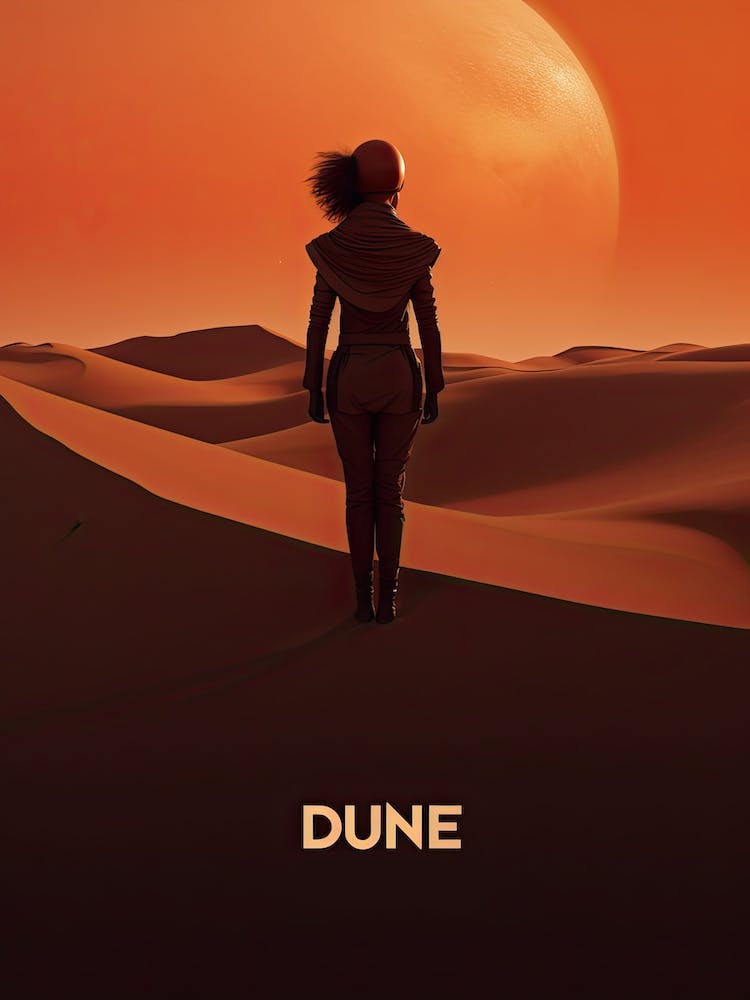 Dune Illustration Fan Art Poster