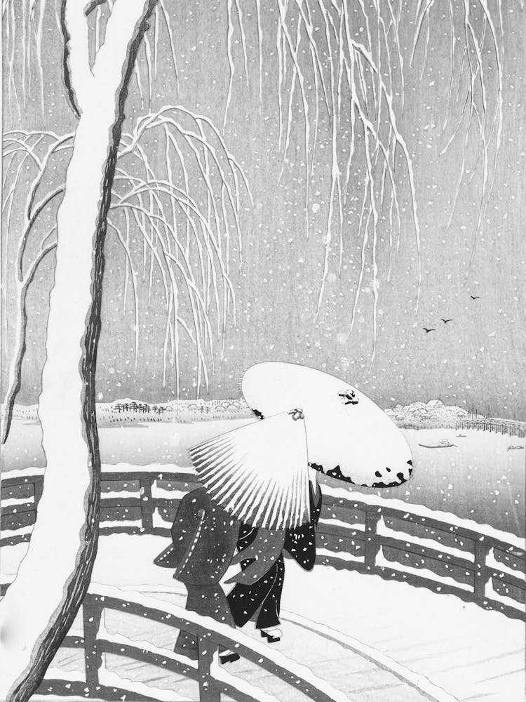 Woman In The Snow