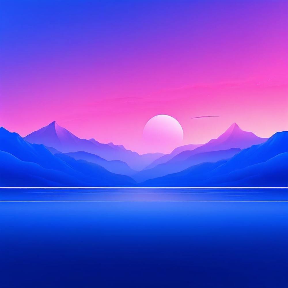 Abstract Mountain Landscape 6