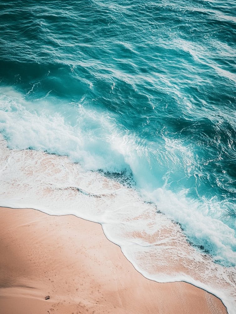 Ocean Waves On The Beach 1