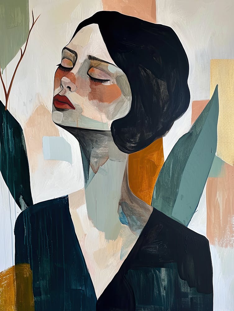 Feathered Mirage, Boho Art Style 1