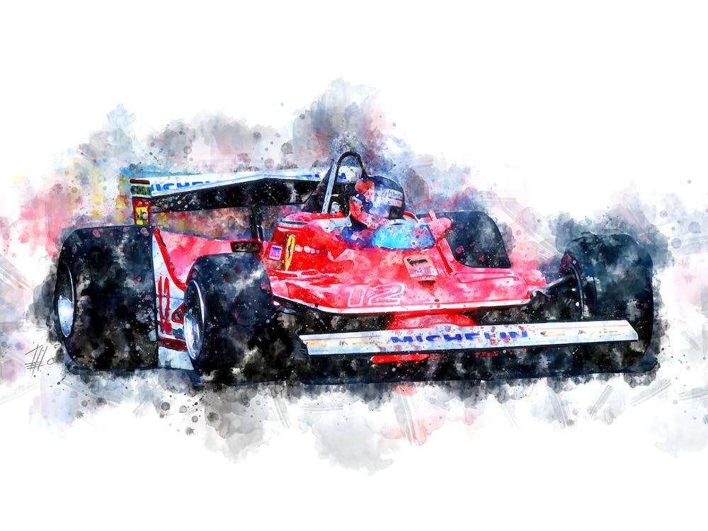 Gilles Villeneuve 12 Formula 1