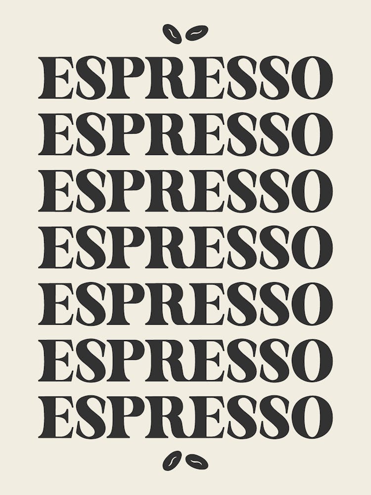 Espresso Retro Kitchen black and cream