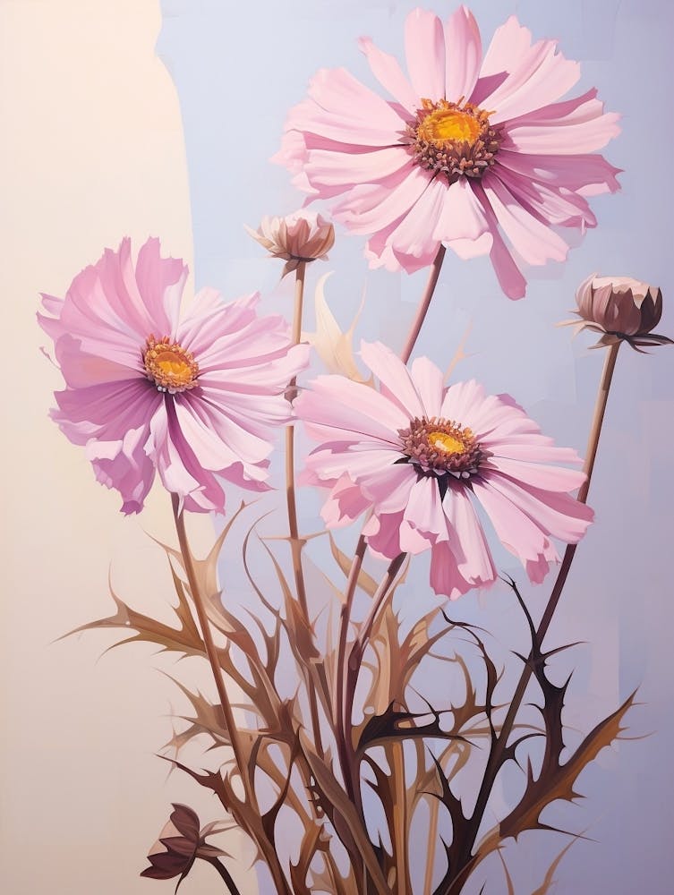 Floral Illustration Asters 5
