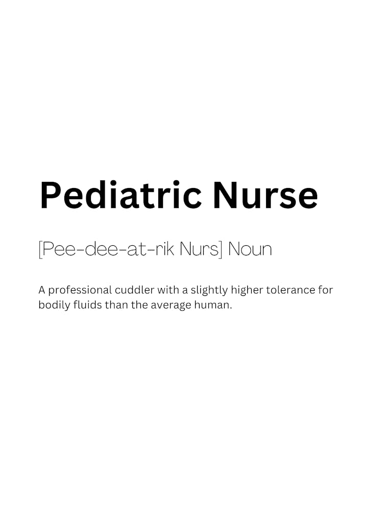 Pediatric Nurse Definition Meaning
