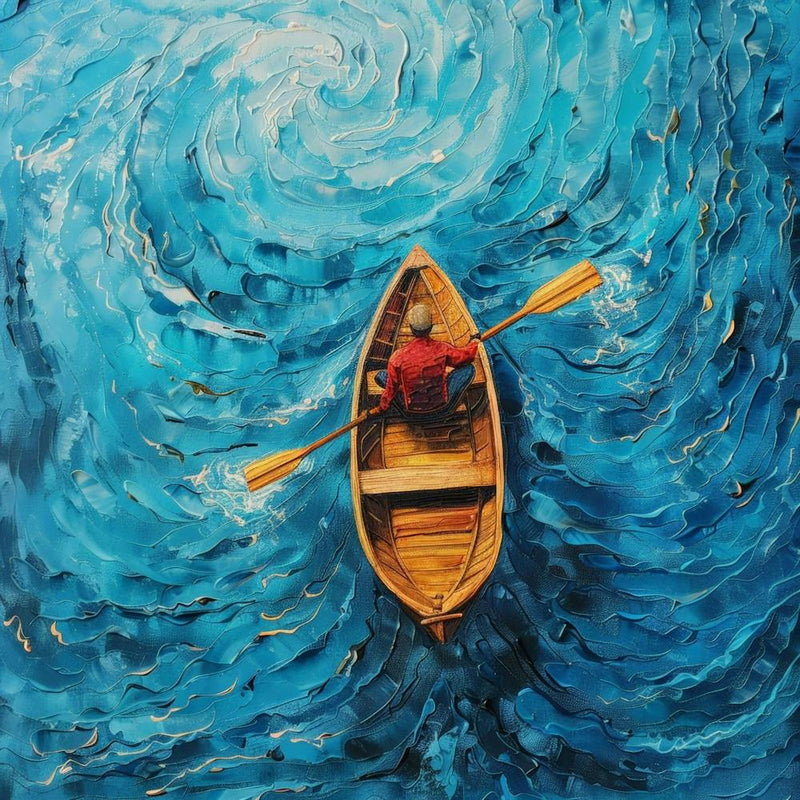 Man In A Canoe 3