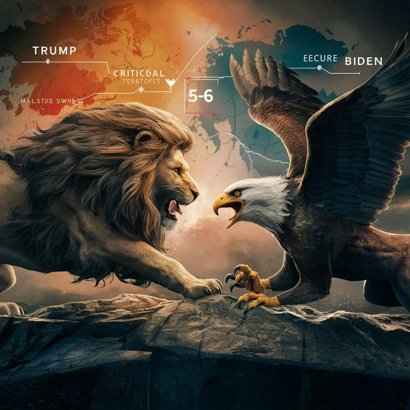 Lion Et Aigle Combattant 1