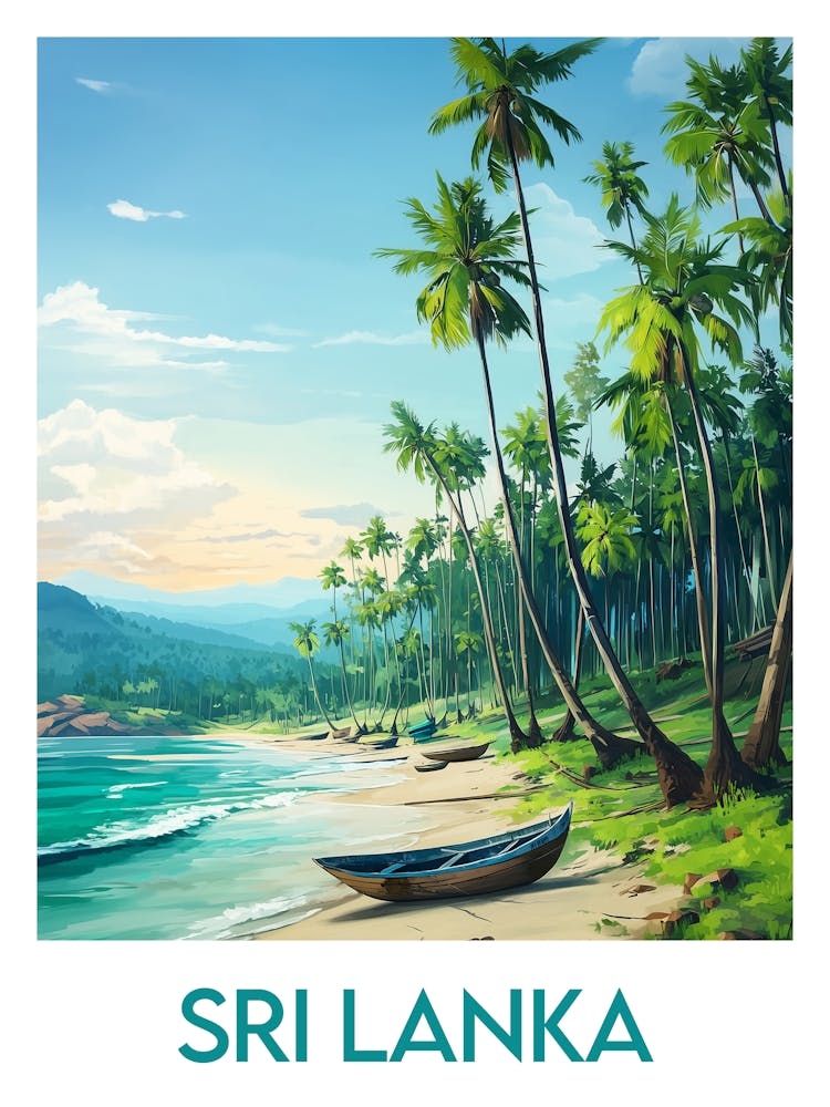 Reiseplakat Sri Lanka
