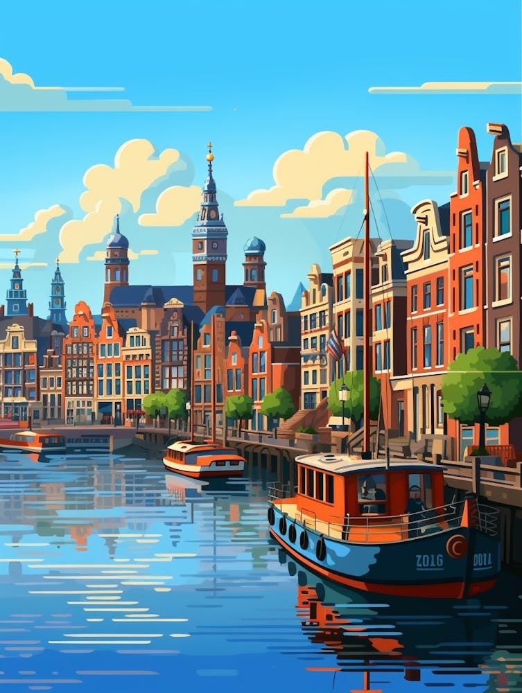 Amsterdam Pixel Art 2