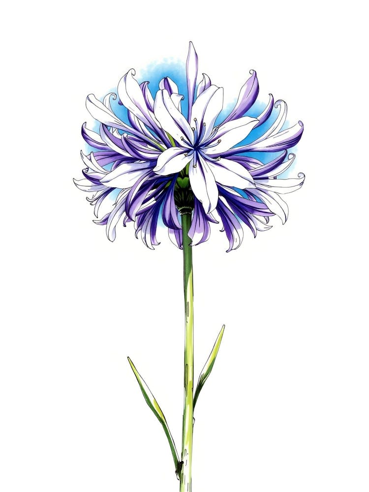 Fleur à l'aquarelle 1
