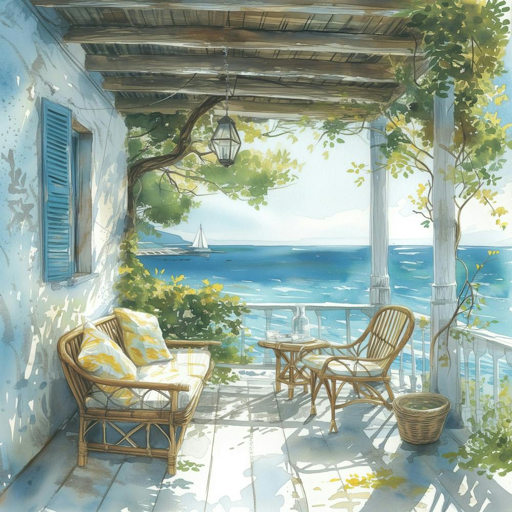 Porch By The Sea