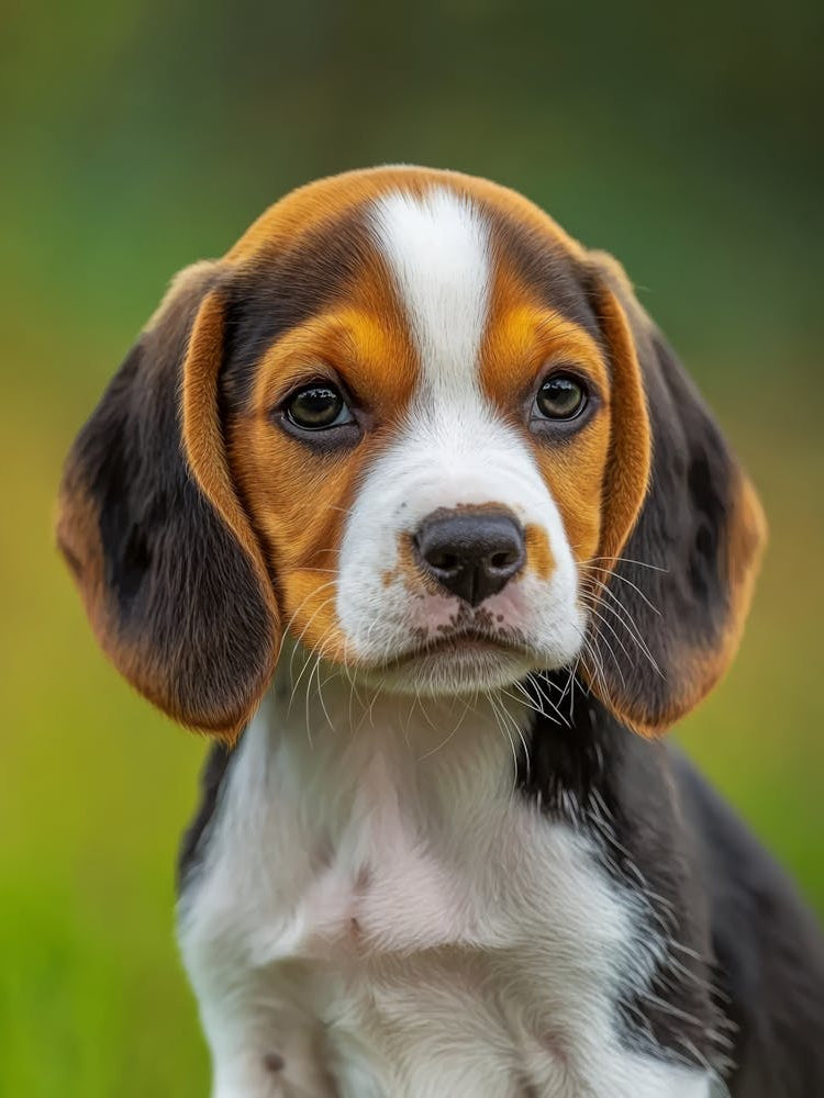 Beagle Puppy.Generated AI. Wall 1