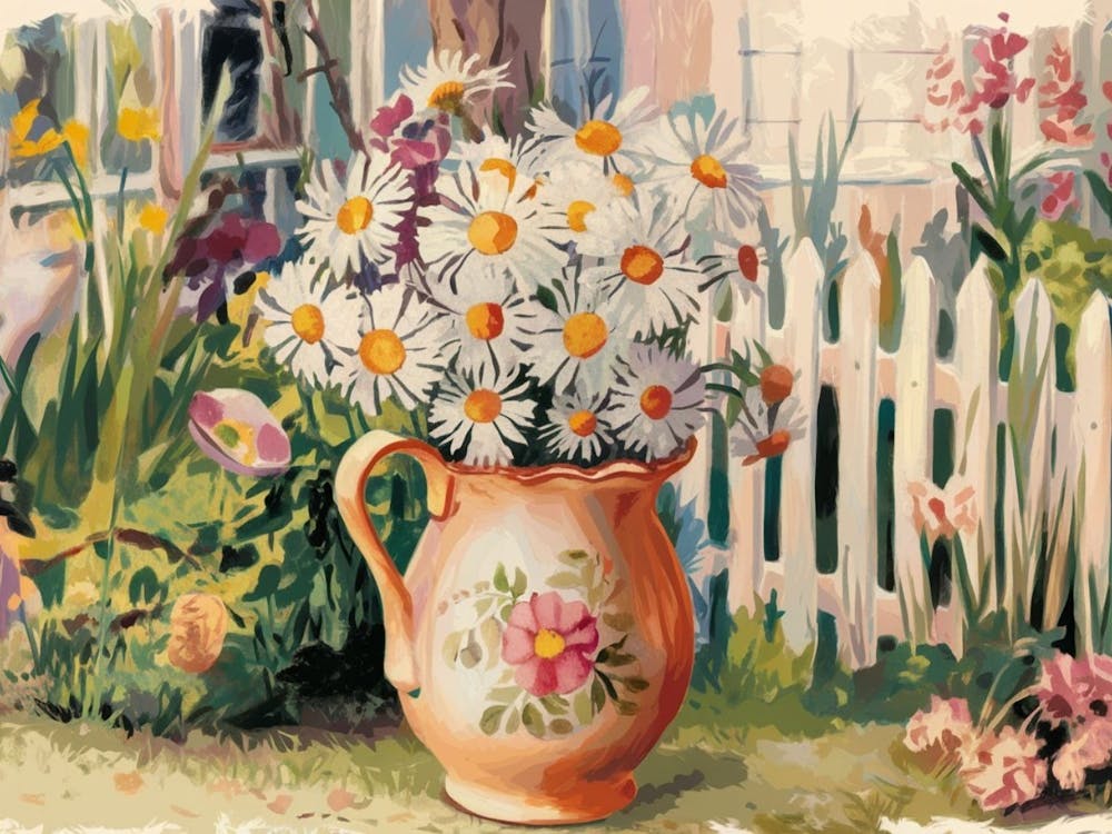 Daisies In A Vase 3