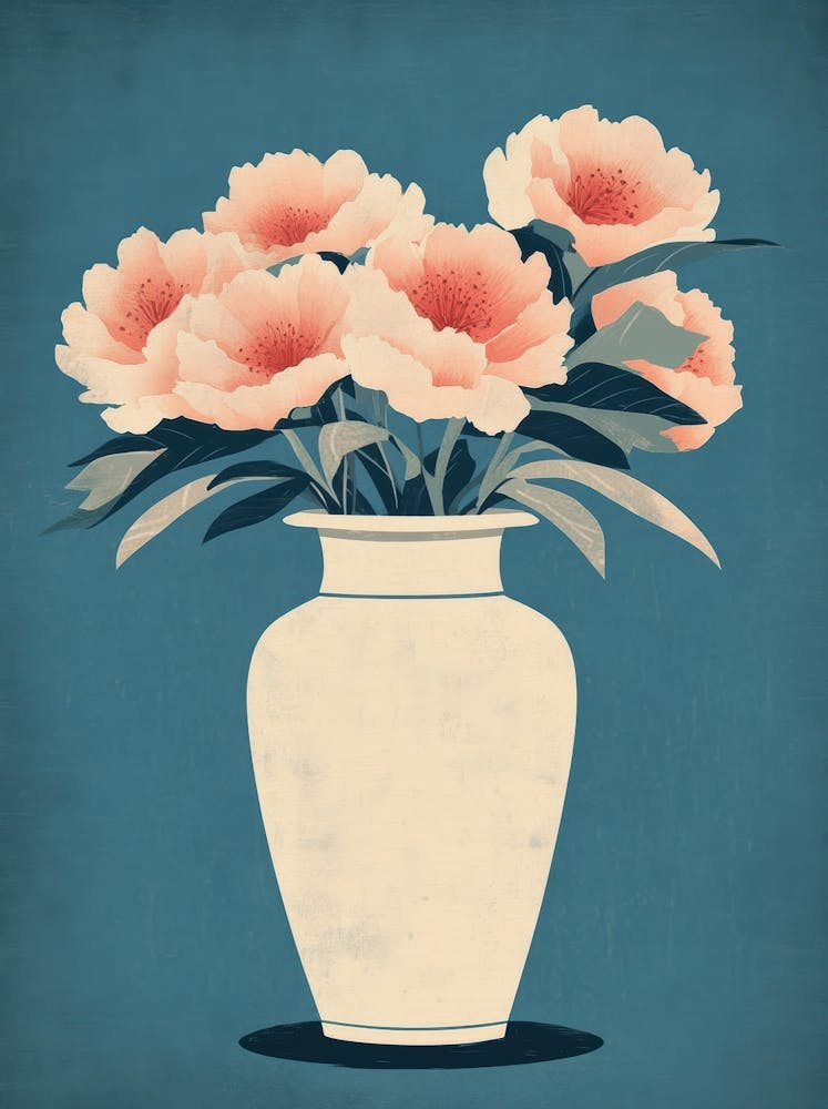 Vintage Flowers In A Vase