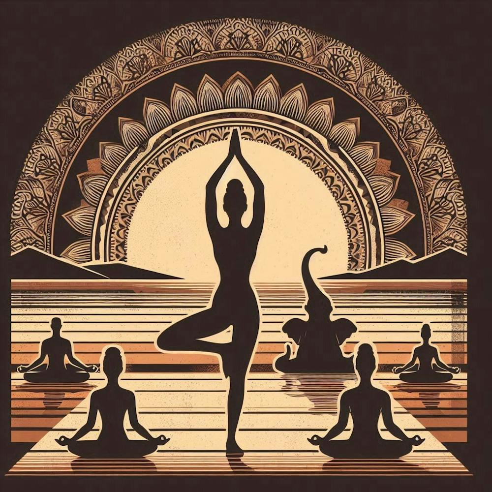 boho yoga art 4