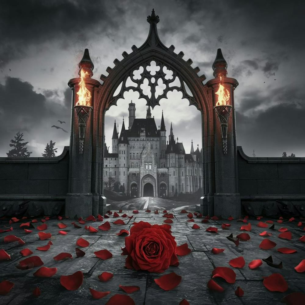 Dark goth castle