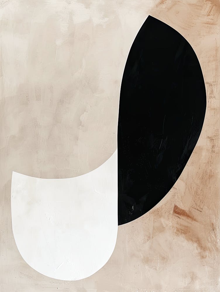 Abstrait Noir Et Blanc 7432