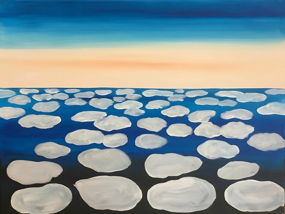 Georgia O'Keeffe - Sky Above Clouds,IV
