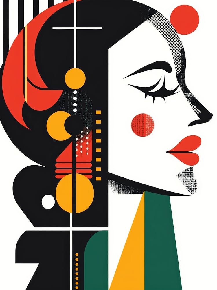 Abstract Woman'S Face 26