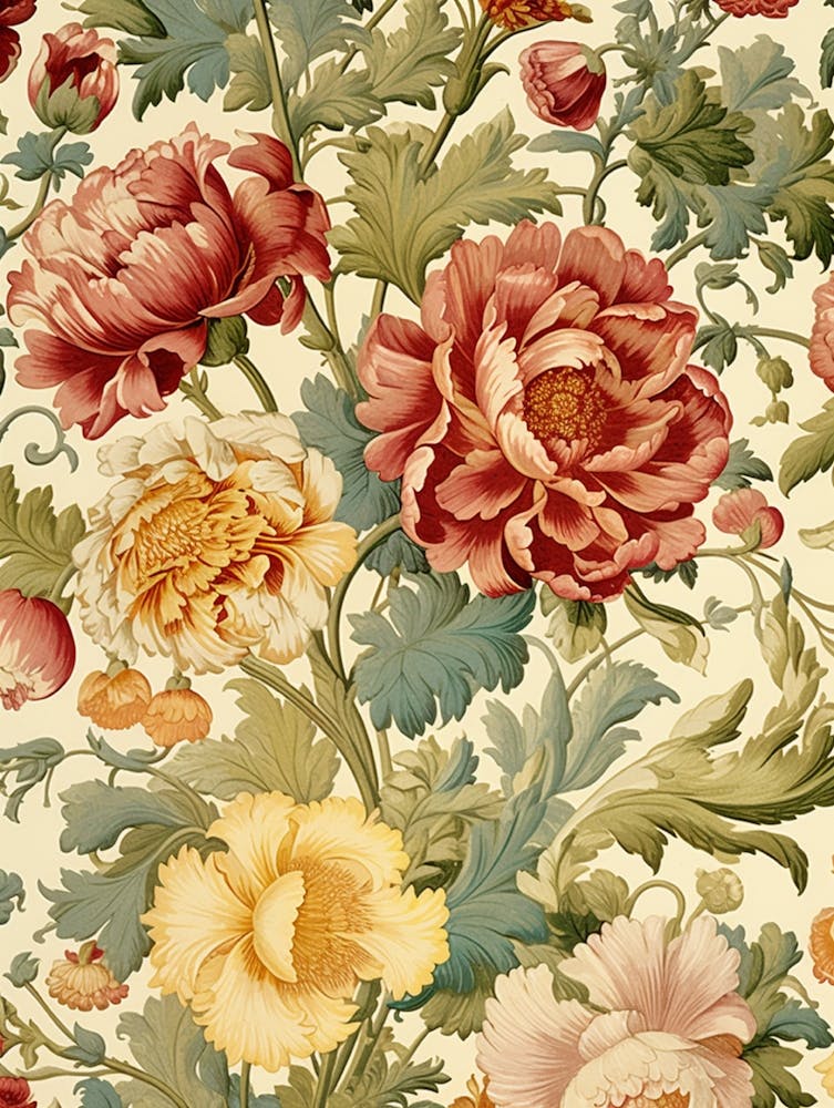 Papier Peint Floral 329