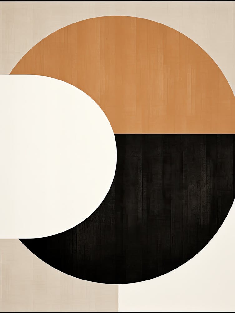 Bonheur Bauhaus : Sérénité Géométrique Beige