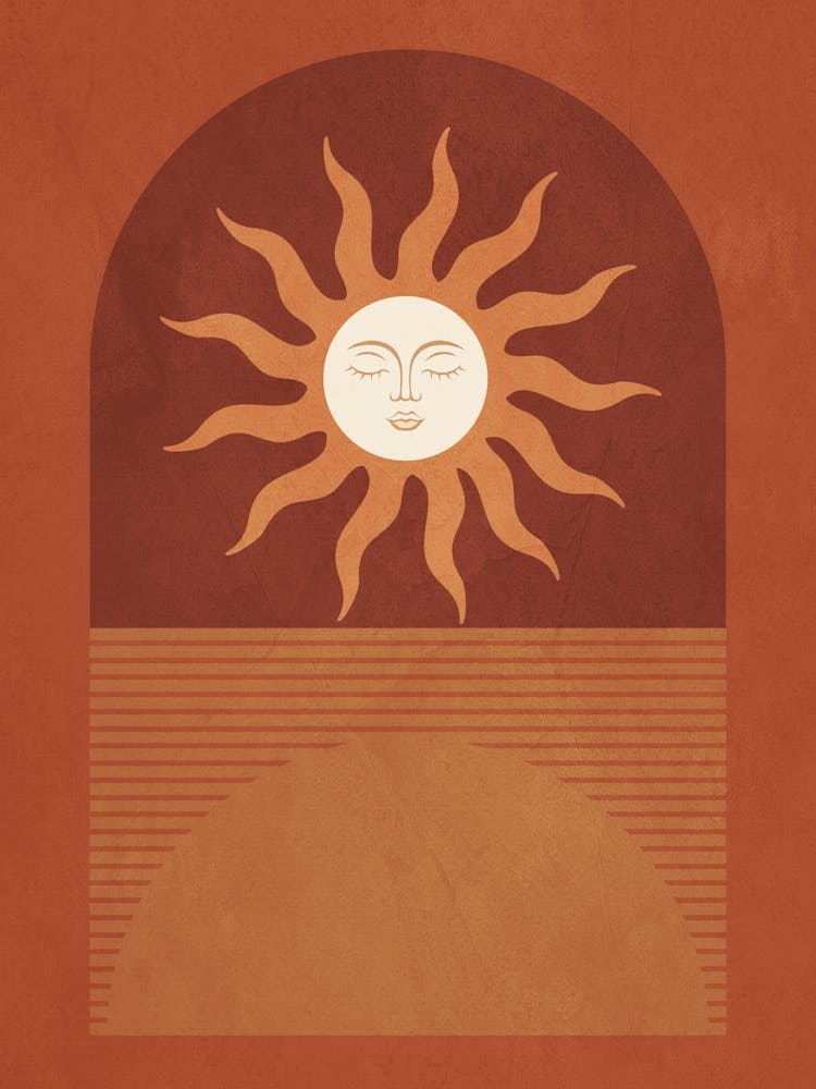 Geometric Abstraction Sun 3