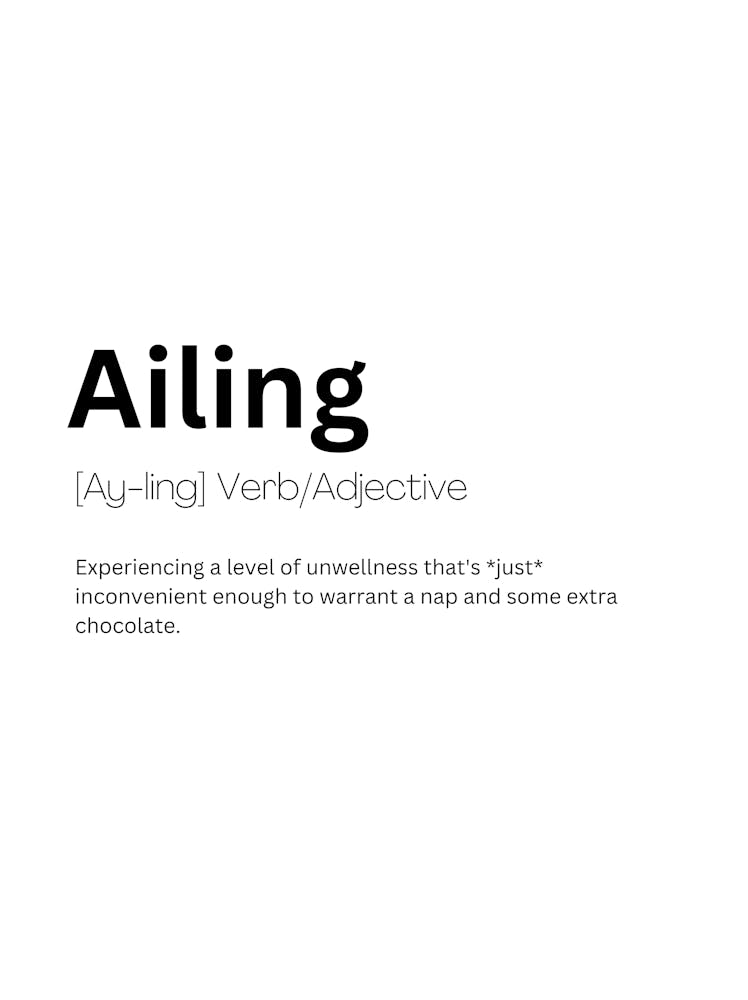 Ailing Definition Meaning