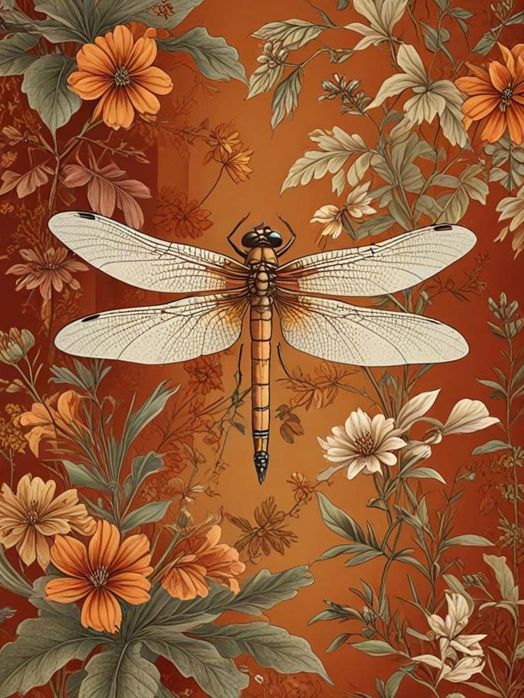 William Morris Dragonfly Autumn Exhibit (4)