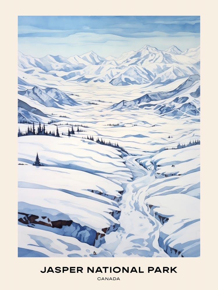 Jasper National Park Canada 4 Poster