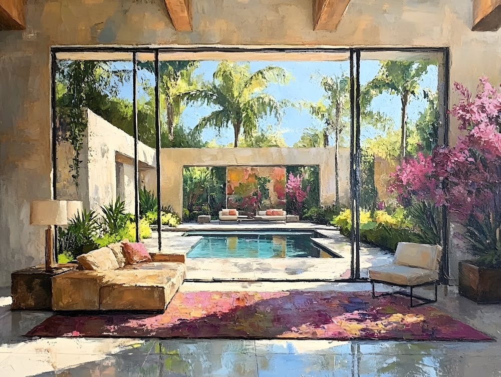 At Home In The Hollywood Hills