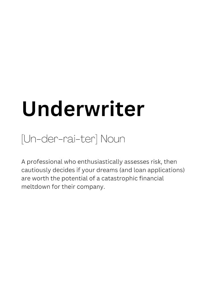 Underwriter Definition Meaning