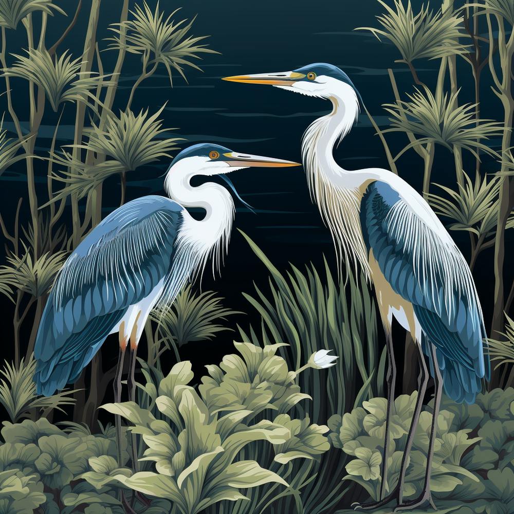 Blue Herons