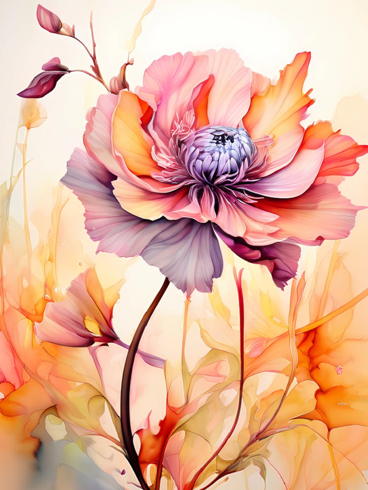 Watercolor Flower Painting 1