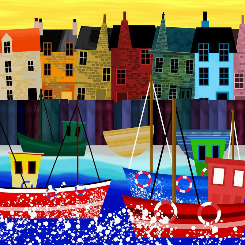 Colourful Fishing Town