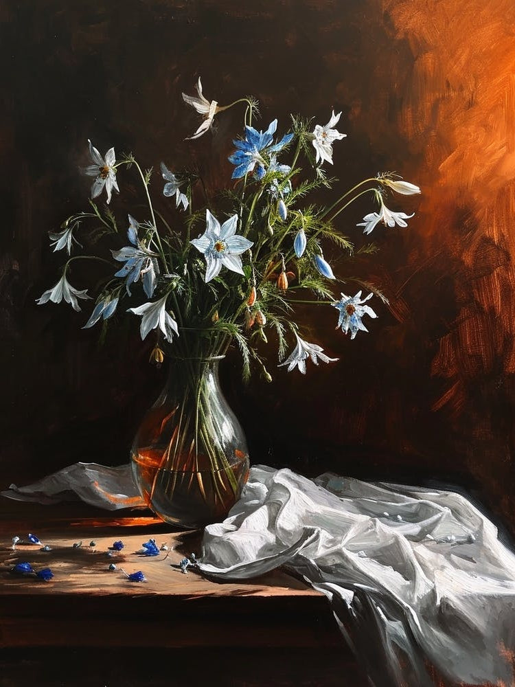 Baroque Floral Still Life Nigella 6