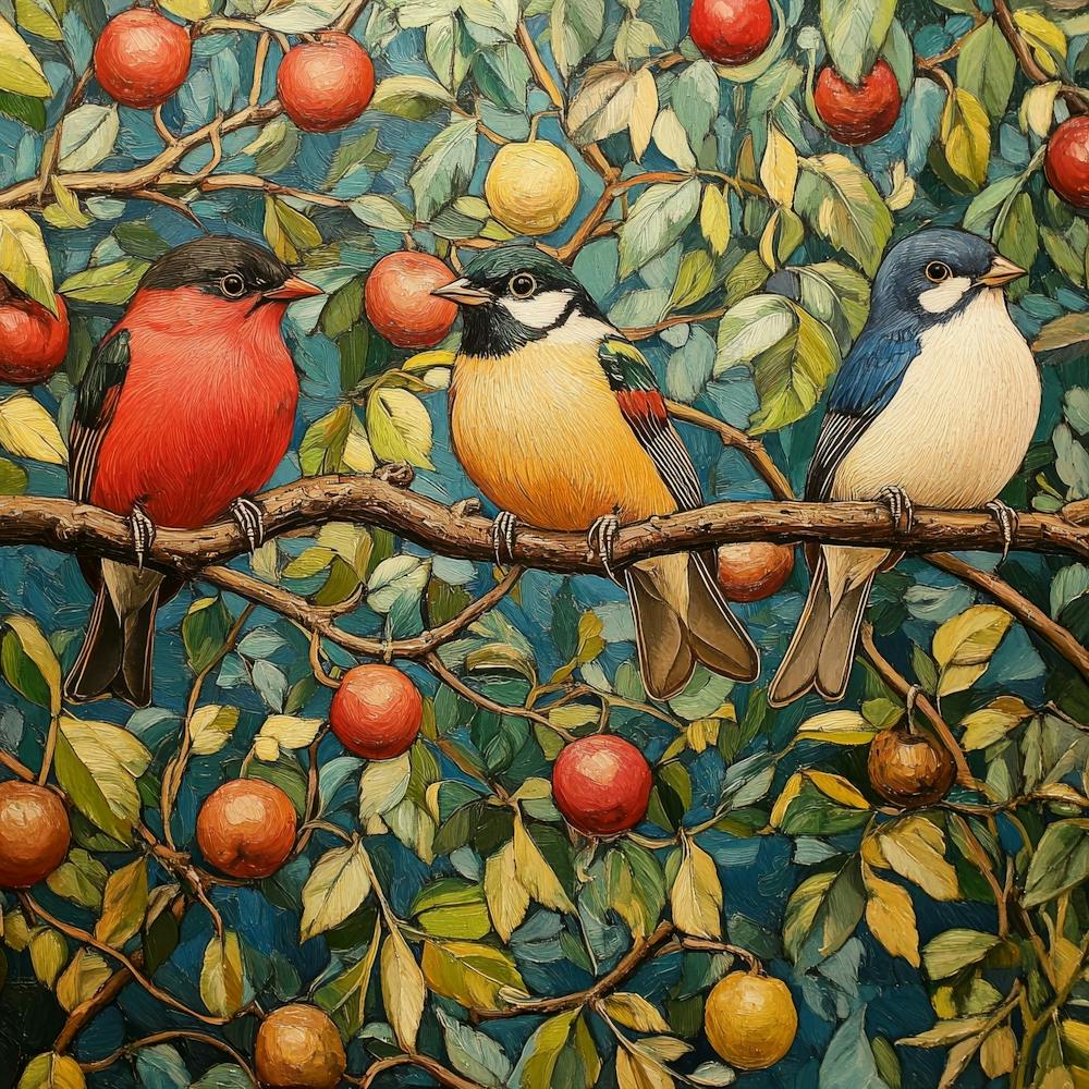 Birds On A Branch Art 29