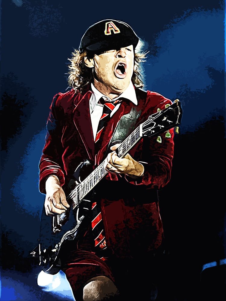 angus young ac dc band music 7