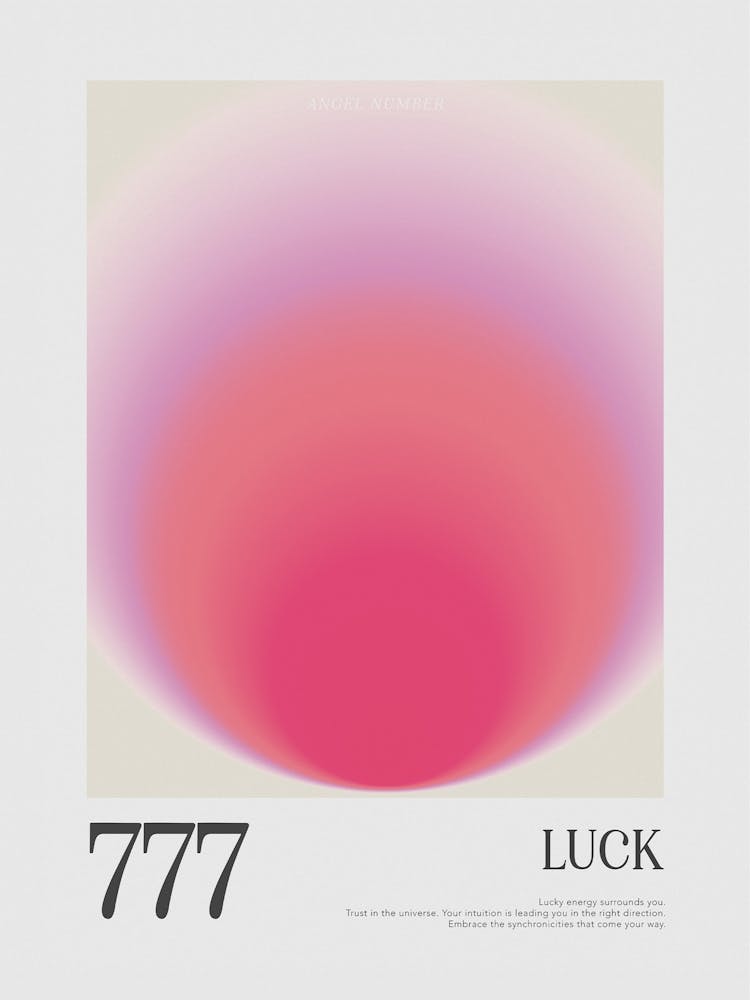 Angel Number 777 Luck