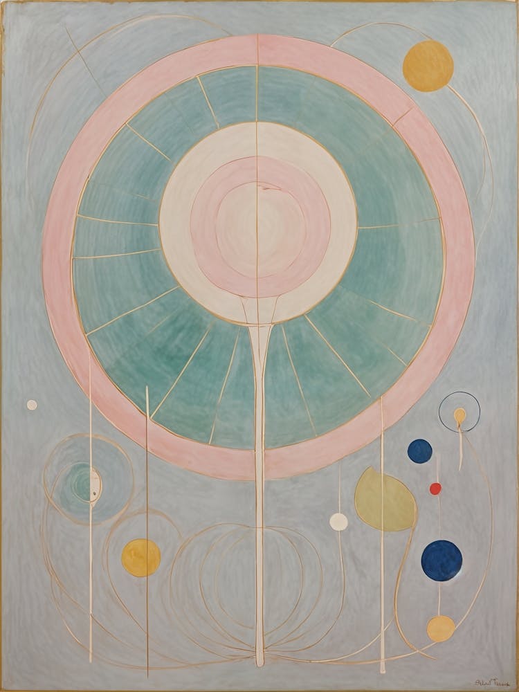 Abstract Pastel Wheel