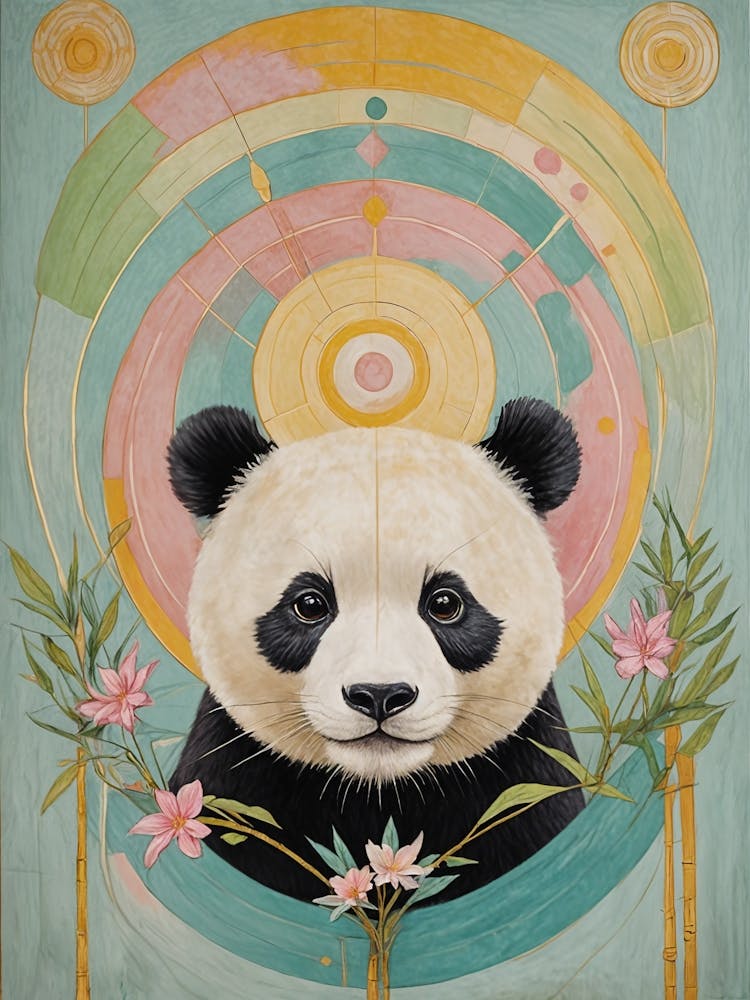 Spring Panda Bear