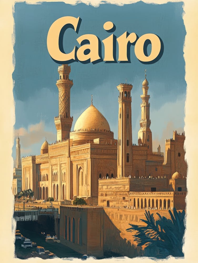 Aihrgdesign A Mid Century Modern Travel Poster For Cairo Show 911ac76e 8c32 4139 Ad1f 2be1c6ef094e 0