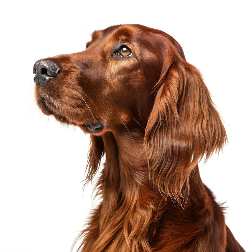 Irischer Setter Hundeporträt