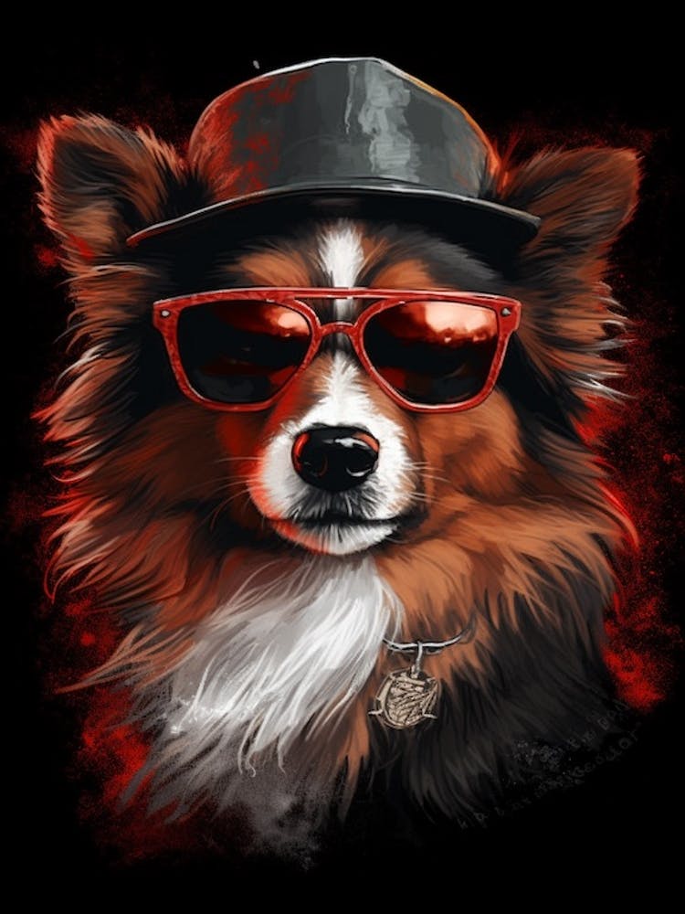 Gangster Dog Shetland Sheepdog