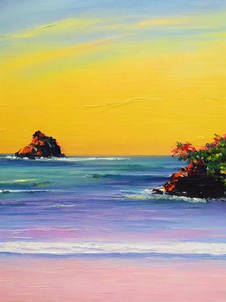 Patong Beach, Phuket, Thailand Bright Abstract