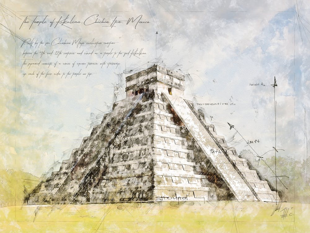 Maya Pyramid, Mexico