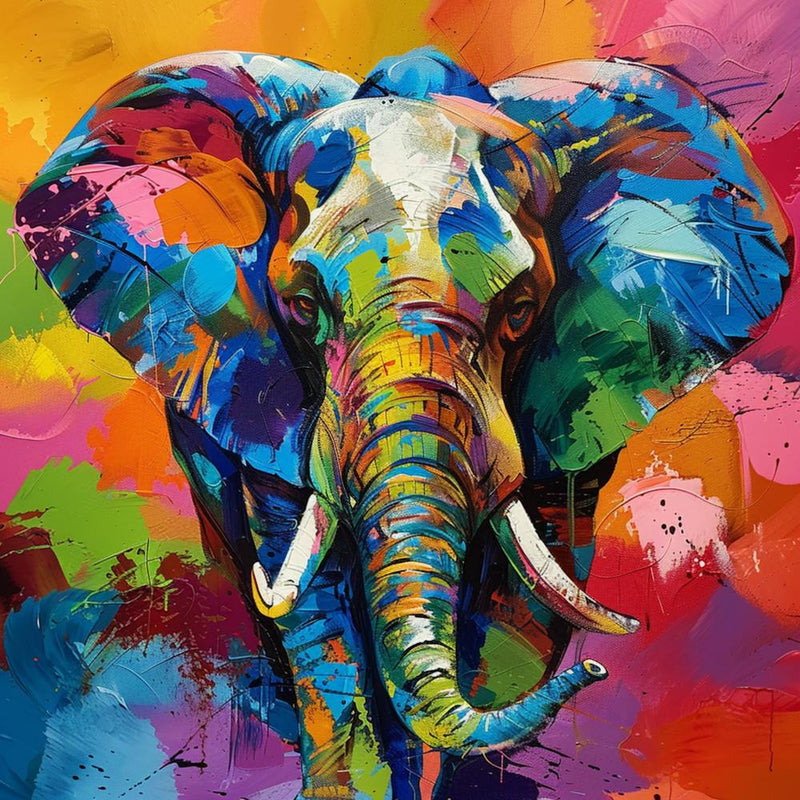 Colorful Elephant 9