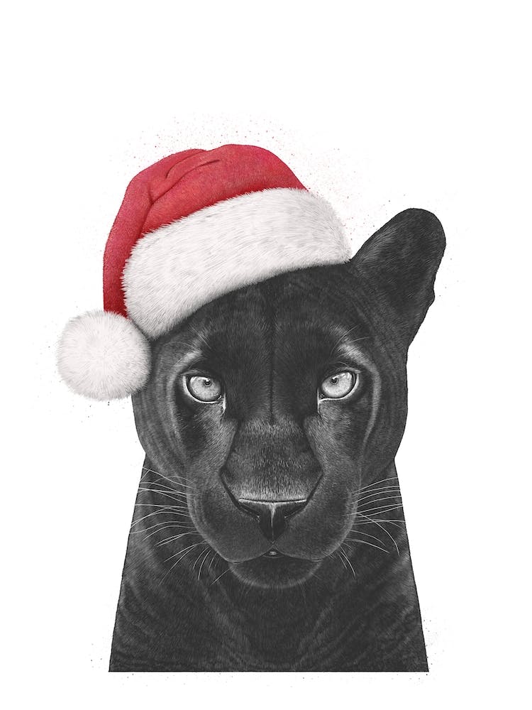 Christmas Panther Girl