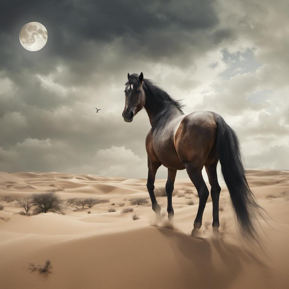 Horse In The Desert 1