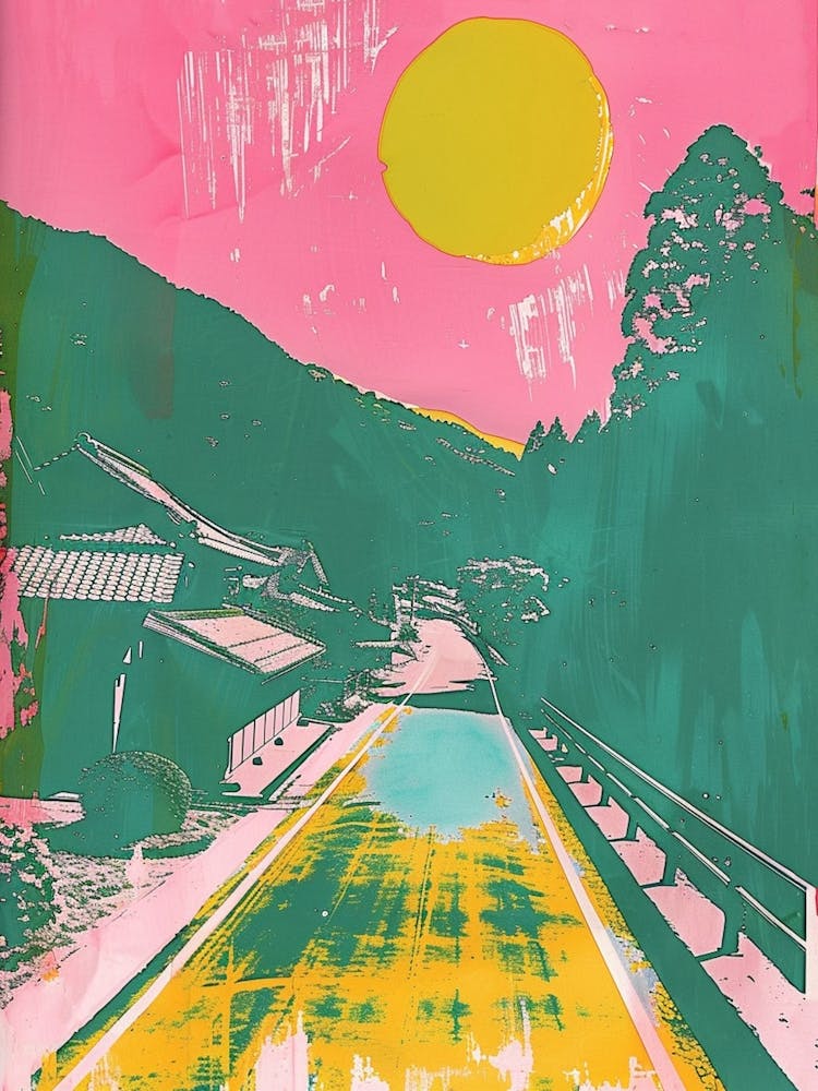 Kiso Valley Duotone Silkscreen 4